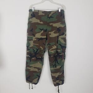 Woodland Green and Brown Cargo Pants with Tactical Design